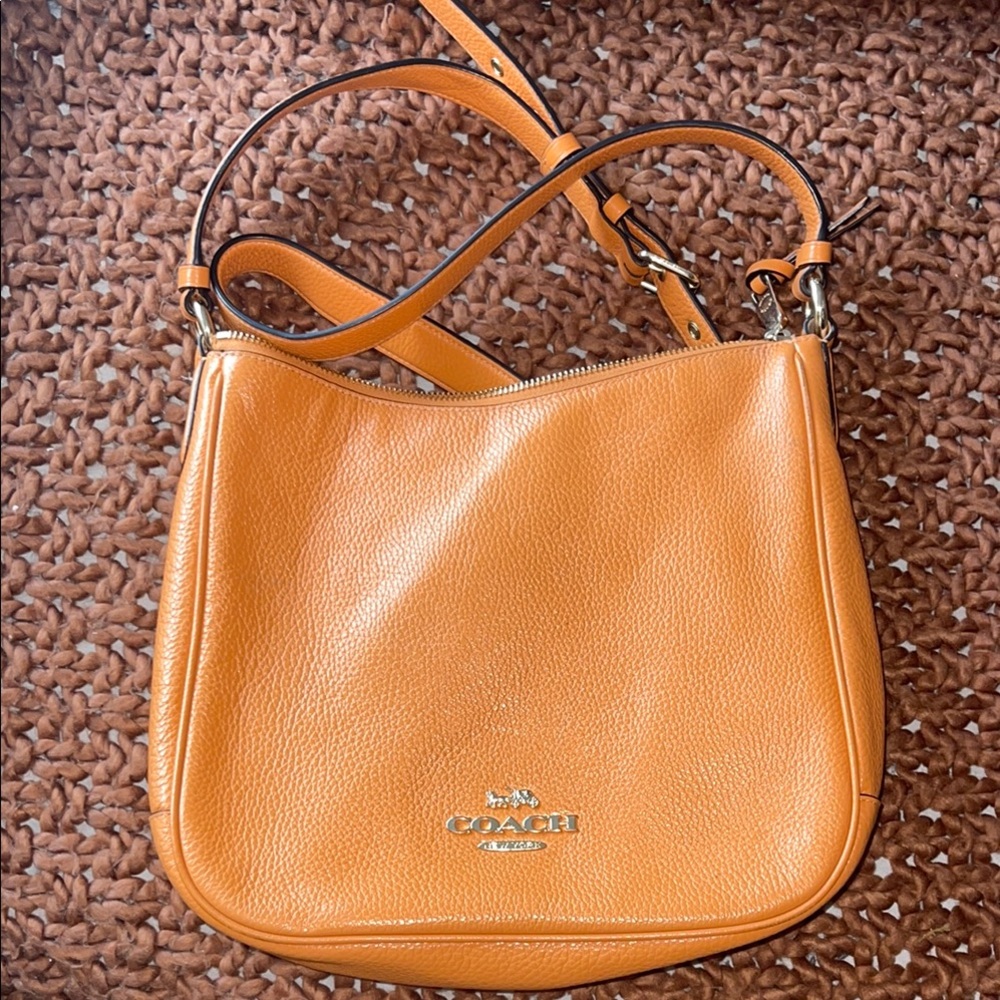 Coach Orange Leather Women's Bag